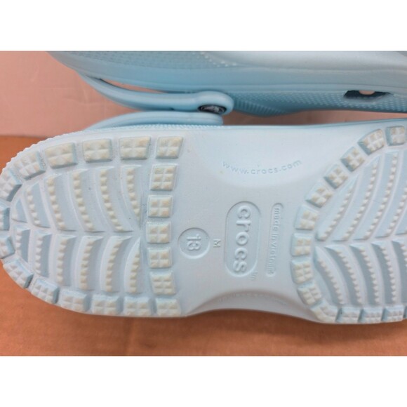 CROCS Classic Bue Clogs Men\'s 13 Adjustable Strap Mule Slide Water Pool Sandal main image 6